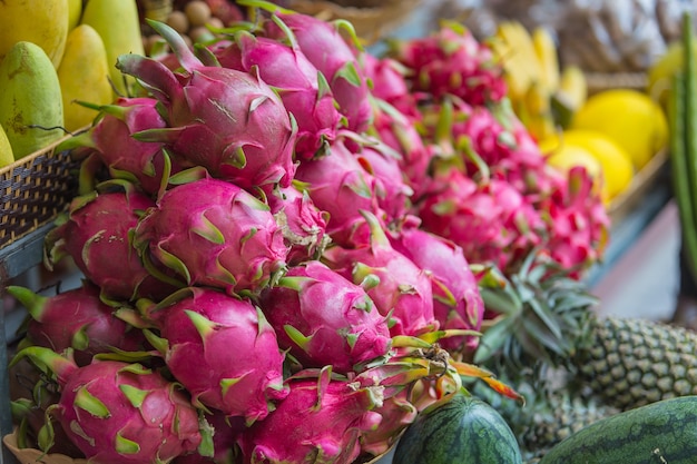 Frutas exóticas en el mostrador, Nha Trang