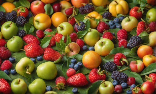 frutas frescas sobre um fundo branco frutas frescas sobre um fondo branco bagas no jardim