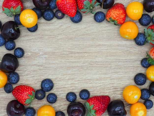 Frutas frescas de verano