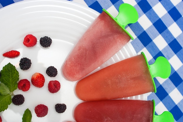 Frutas de helado