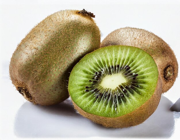 Frutas de kiwi frescas aisladas