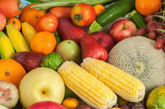 Frutas maduras para comer sano y dieta