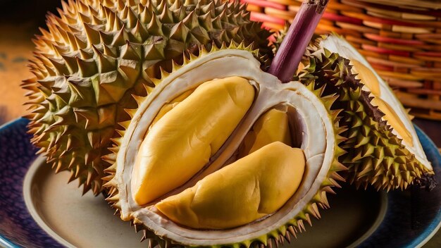 Frutas de mon thong durian de Tailandia