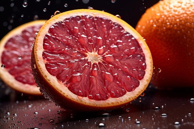 Frutas de naranja de sangre