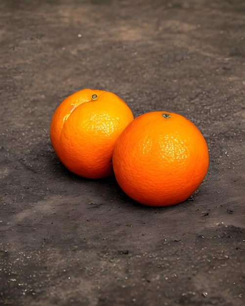 Frutas naranjas frescas de color naranja