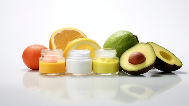 Foto frutas para cosméticos naturais