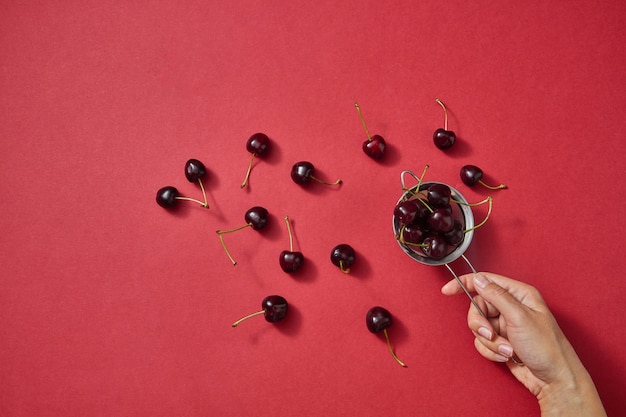 Frutas saborosas de verão como conceito de dieta orgânica limpa