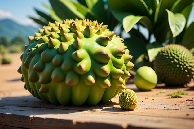 Frutas tropicais durian delicioso frutas importadas estrangeiras caro durian papel de parede fundo