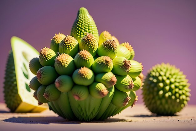 Frutas tropicais durian delicioso frutas importadas estrangeiras caro durian papel de parede fundo