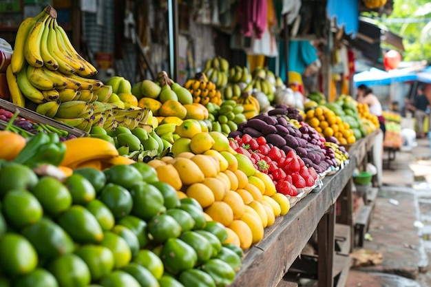 Frutas tropicales en Tailandia