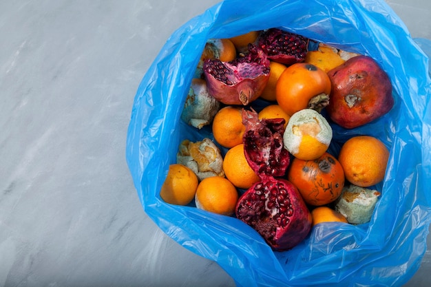 Frutas y verduras no utilizadas