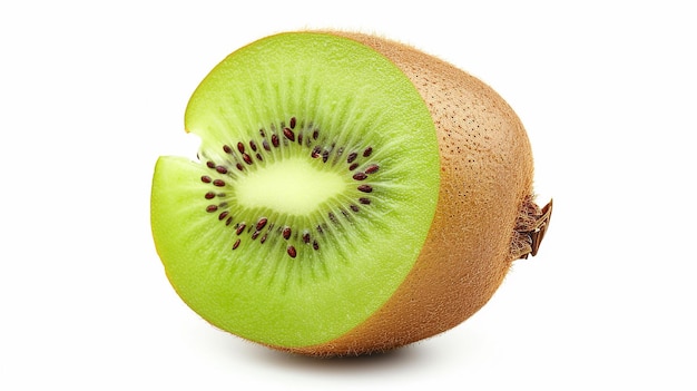 Fruto de kiwi isolado em fundo branco