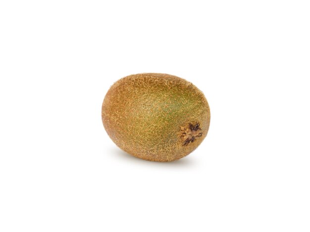 Foto fruto inteiro de kiwi isolado em fundo branco