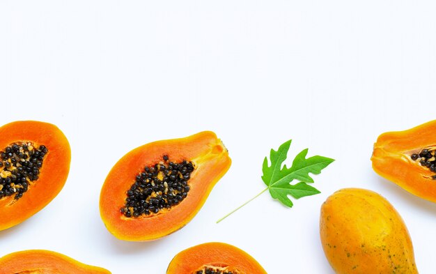 Fruto de papaya.