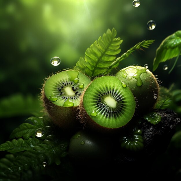 Frutos de kiwi