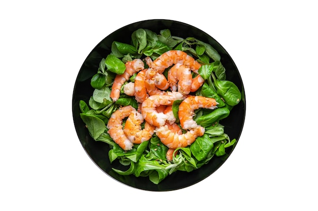 frutos do mar camarão salada camarão refeição comida lanche na mesa cópia espaço fundo de comida