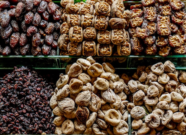 frutos secos en el mercado