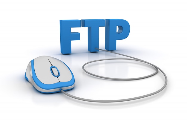 FTP Word con mouse de computadora