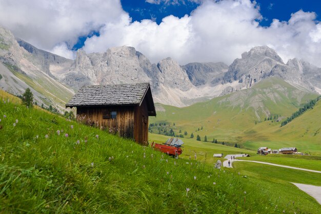 Fuciade Valley en los Dolomitas