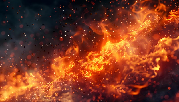 un fuego con un fuego ardiendo en él