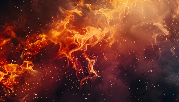 un fuego con el número 1 en él