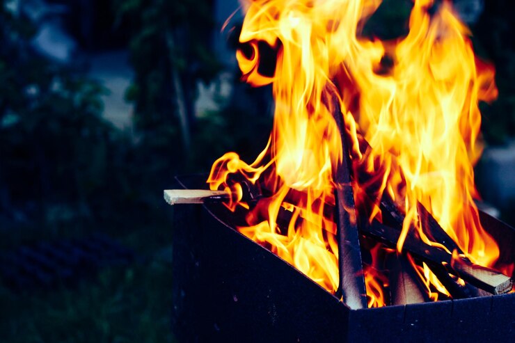 Fuego en la parrilla