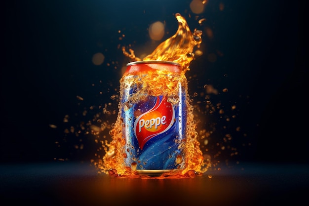 El fuego de Pepsi.