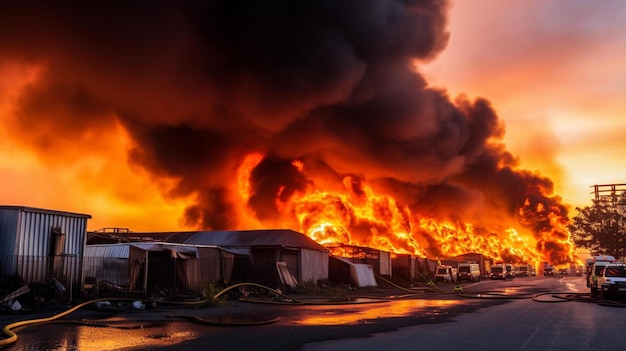 un fuego que arde en el aire