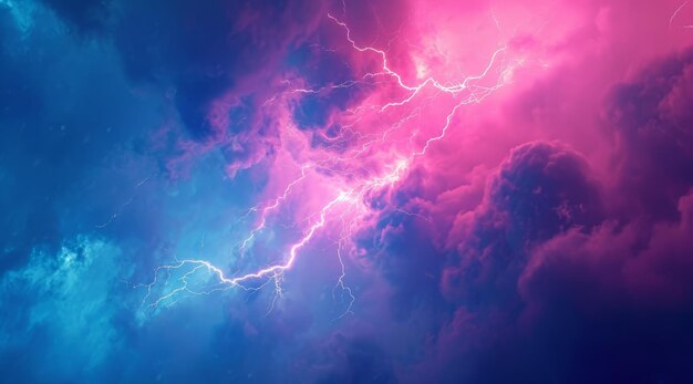 Fuego de tormenta Fuego de relámpago Efecto de luz natural