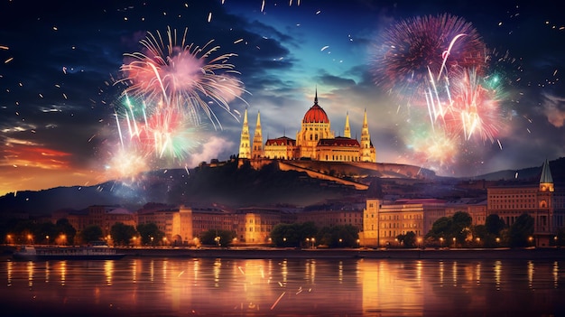 fuegos artificiales de budapest