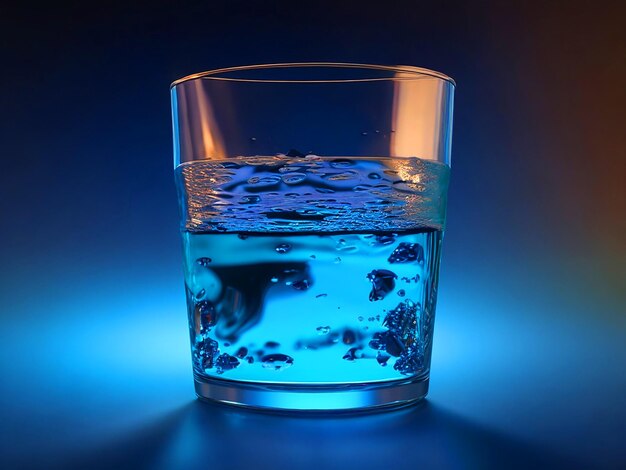 Fülle Tasse Wasser 8k Realistische lebendige Farbbilder herunterladen