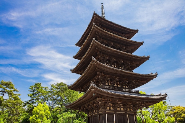 fünfstöckige Pagode des Kofukuji-Tempels in Nara, Japan