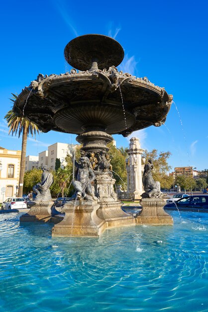 Fuente Alameda Albereda de 1878 en Valencia.