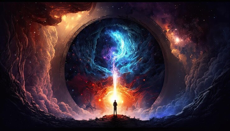 Foto fuente de imaginación poderosa mente creatividad cognición ciberespacio bienestar ia generativa