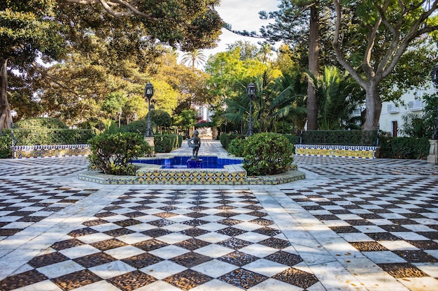 Fuente en el parque