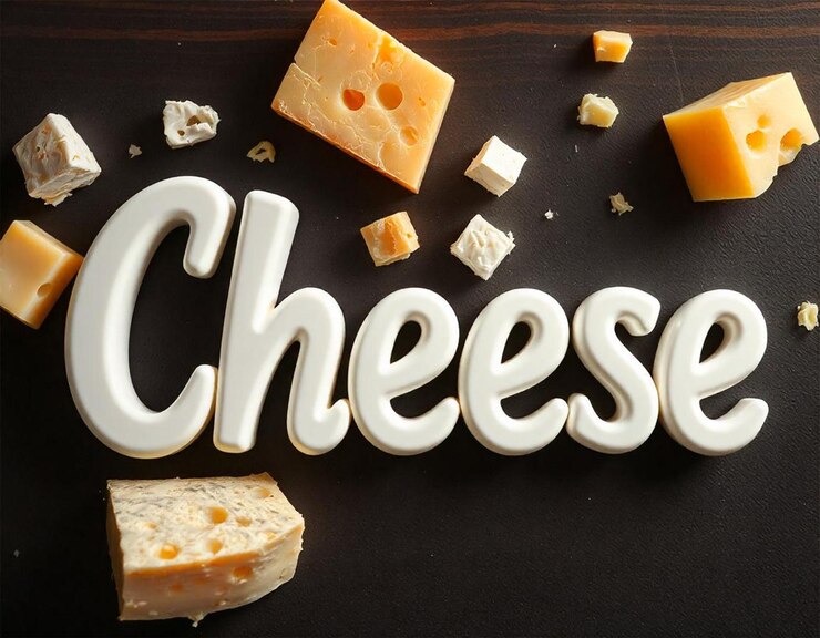 Foto fuente de queso con fondo negro