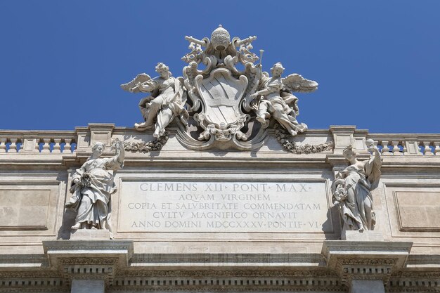 Fuente de Trevi en Roma Italia