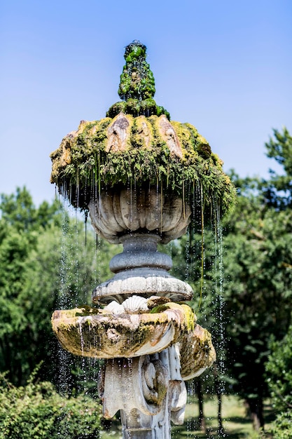 Fuente en Villa Pamphili en Roma