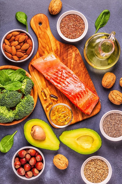 Fuentes animales y vegetales de ácidos omega3