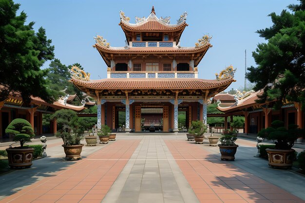 Fuera del Salón Jingshan Zhan Shan