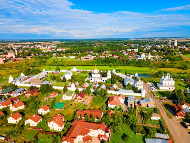 Fürbitte Pokrowski-Kloster Luftaufnahme Susdal