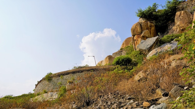 Fuerte de Gudibande ubicado en el distrito de Chikkaballapur, Karnataka, India