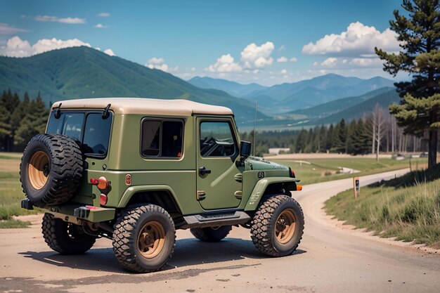 Fuerzas especiales jeep militar fuera de carretera vehículo con alto rendimiento y alta potencia coche ejército