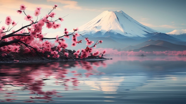 Fujinomiya Shizuoka Japón Monte Fuji Primavera HD Fondo de pantalla de fondo de escritorio de escritorio