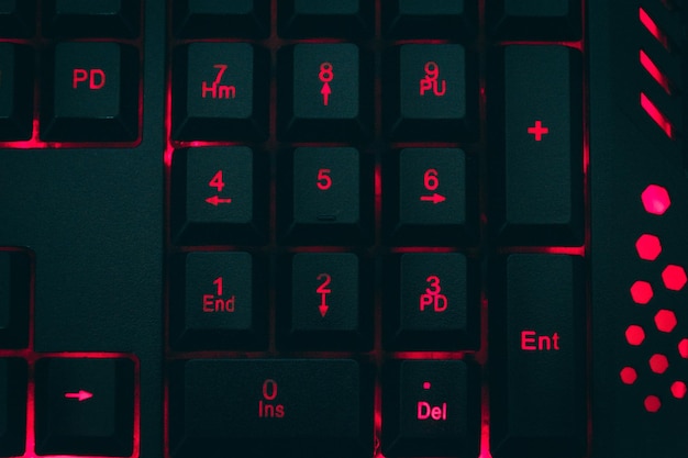 Fullframe-Aufnahme einer Computer-Tastatur
