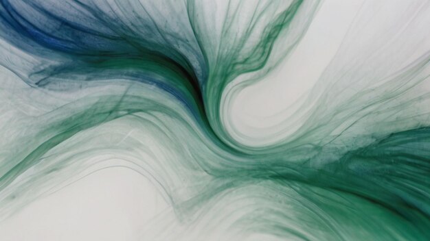 Foto fumaça abstrata em fundo branco textura fractal de fantasia arte digital