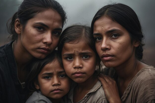 Foto fumaça e névoa uma imagem de uma pessoa aborígine assimilada na cultura contemporânea