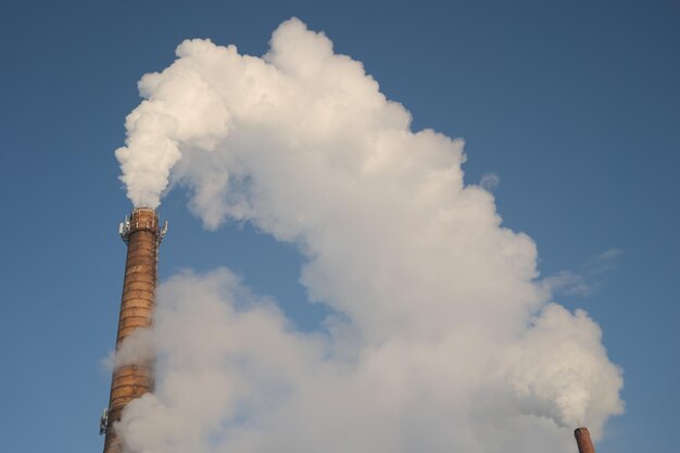 Fumar cachimbos industriais Tema da ecologia