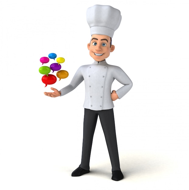 Fun Chef - 3D-Charakter