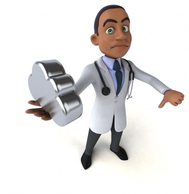 Fun Doctor - 3D-Charakter